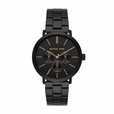 Michael Kors Men's Blake Black Round Stainless Steel Watch - MK8703