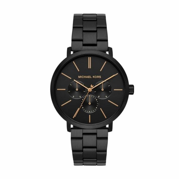 Michael Kors Men's Blake Black Round Stainless Steel Watch - MK8703